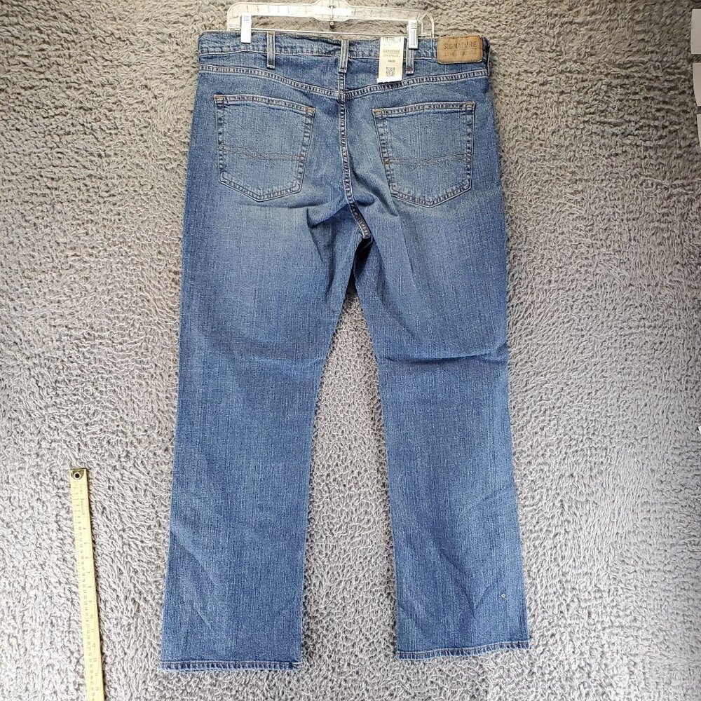 Signature By Levi Strauss Jeans Men 38x32 Blue Bootcut Stretch Denim *NWT*